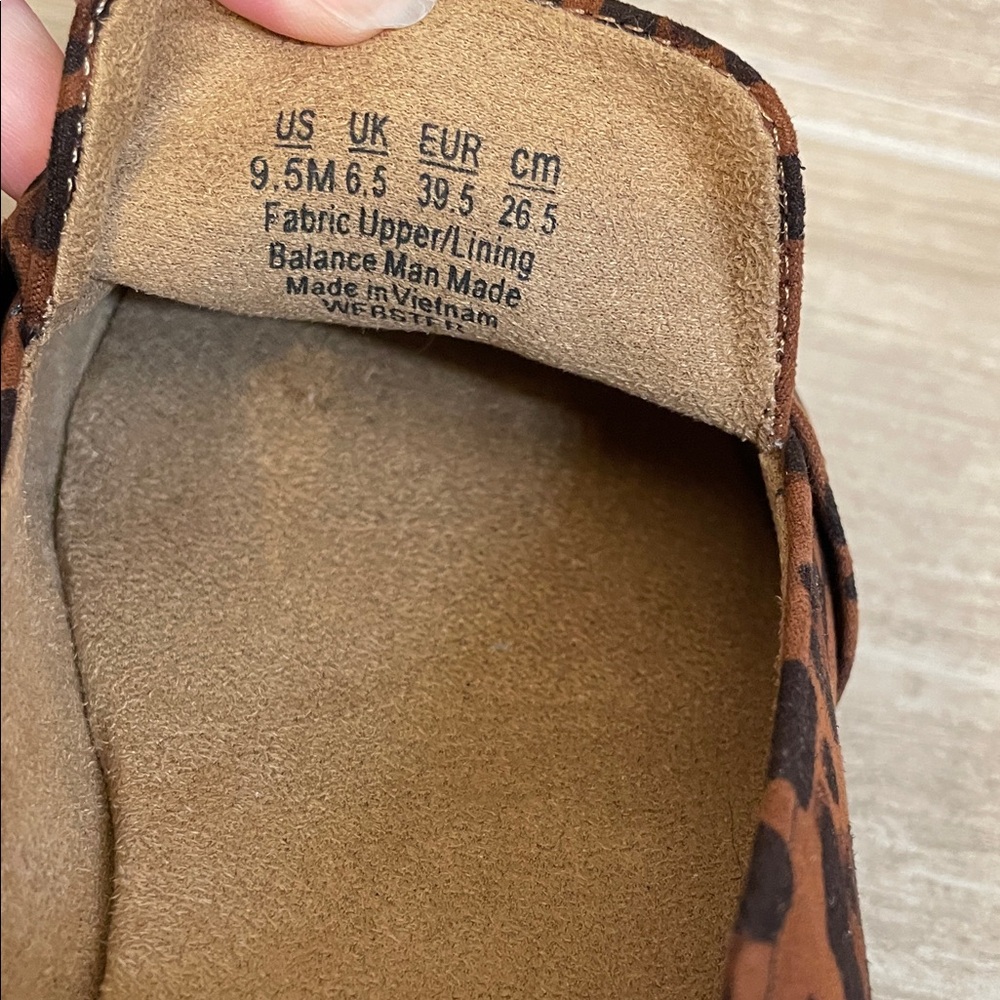 Dr. Scholl's NWOT Women’s Sz 9.5 Brown & Black Leopard Animal Print Loafers - Picture 7 of 9